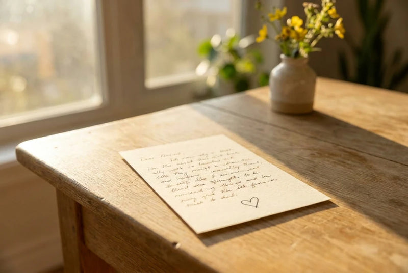 A personal note, if you’d like